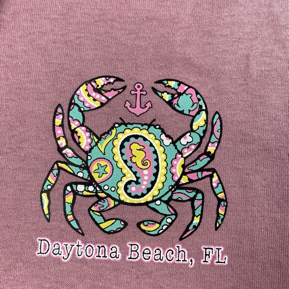 Daytona Beach Florida Shirt Adult Womens Small Pink Graphic Cotton Size 2XL NWT - Picture 2 of 4